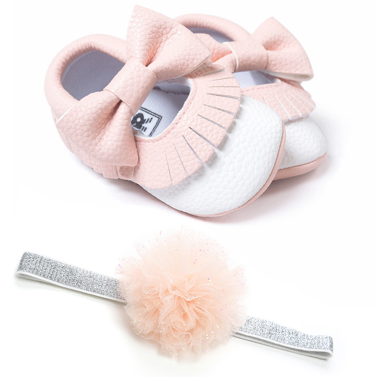 Butterfly Ball Baby Shoes 2-piece Set With Headband