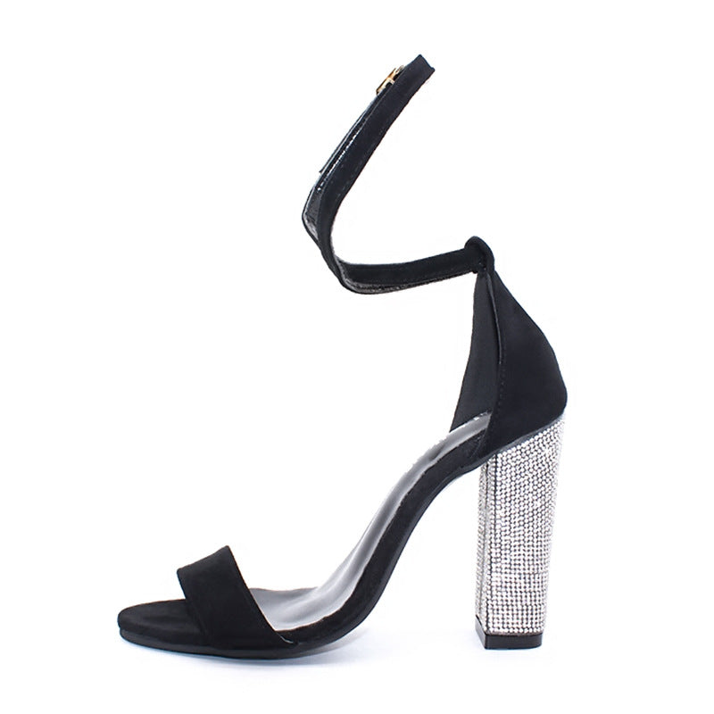 Rhinestone high heel cool