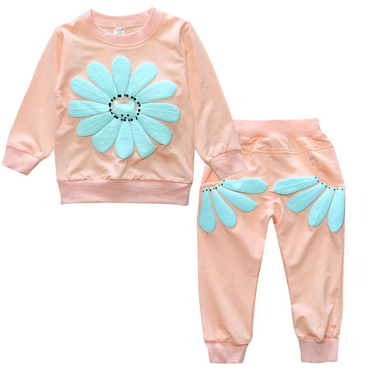 Children's Suit Sun Flower 2-Piece Set