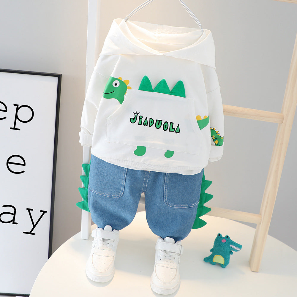 Baby Suit Spring And Autumn Sweater Children S Sports Two Piece Suit