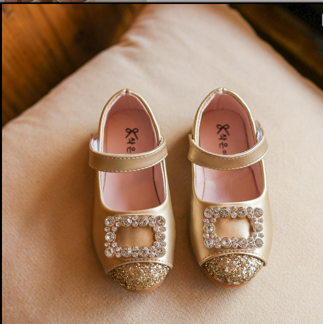 Korean rhinestone princess shoes