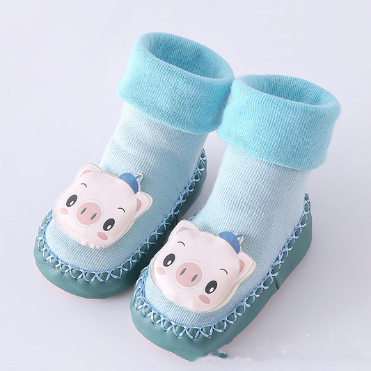 Toddler Indoor Shoes Socks Newborn Shoes Cotton Baby Socks