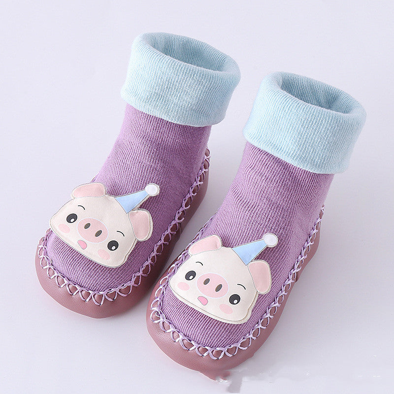 Toddler Indoor Shoes Socks Newborn Shoes Cotton Baby Socks