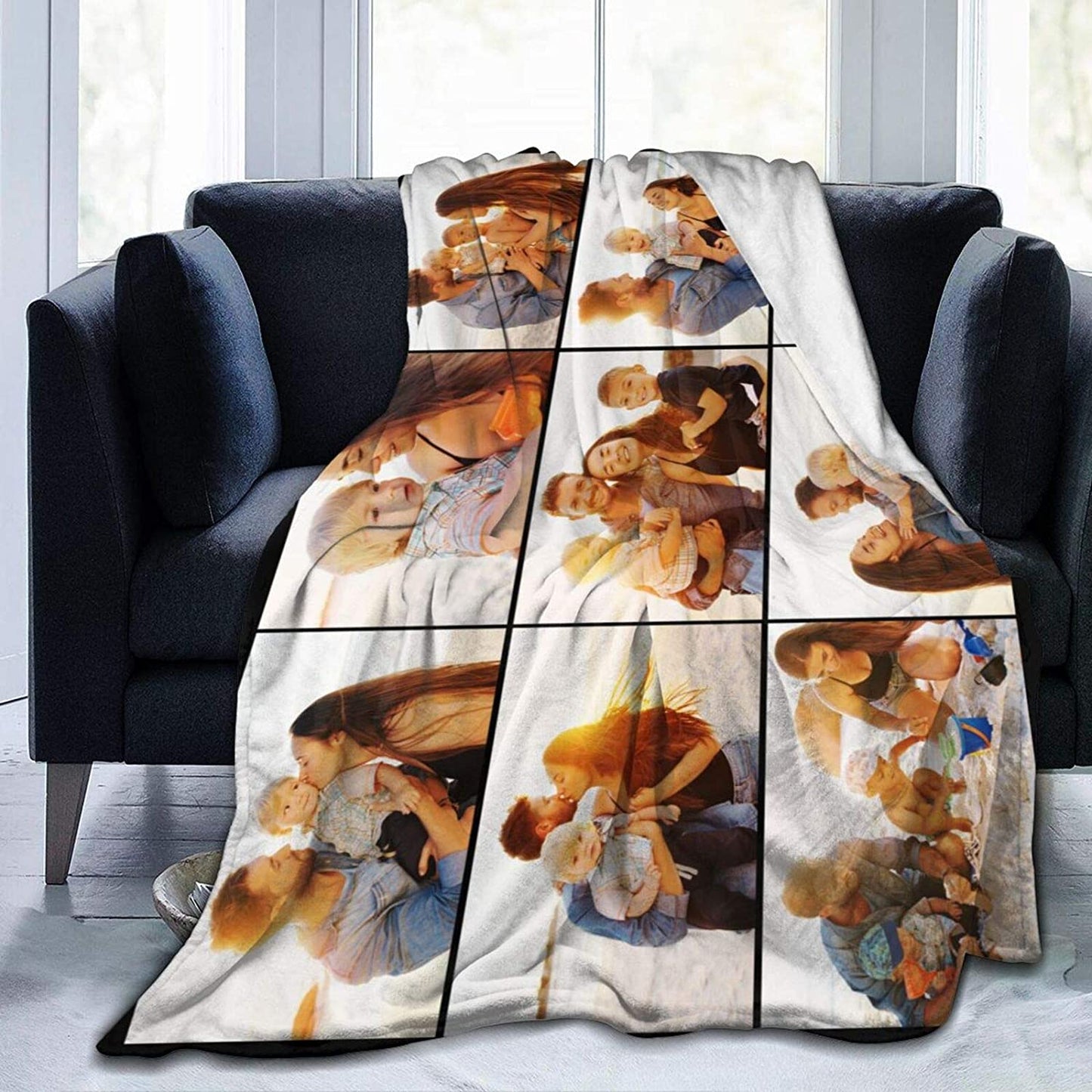 Ultra-Soft Micro Fleece Blanket One Side Printing Made In USA