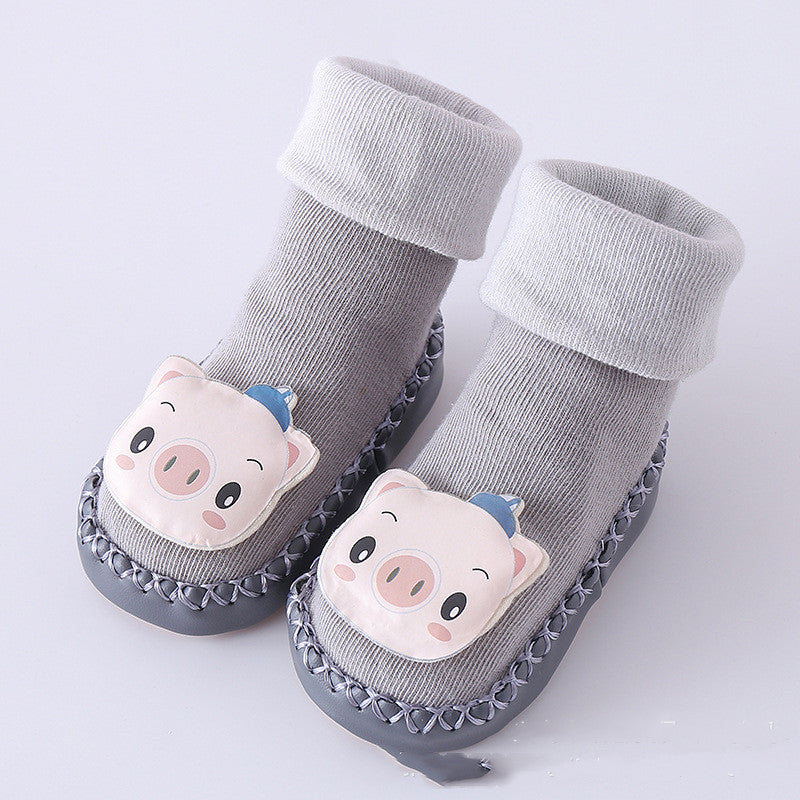 Toddler Indoor Shoes Socks Newborn Shoes Cotton Baby Socks