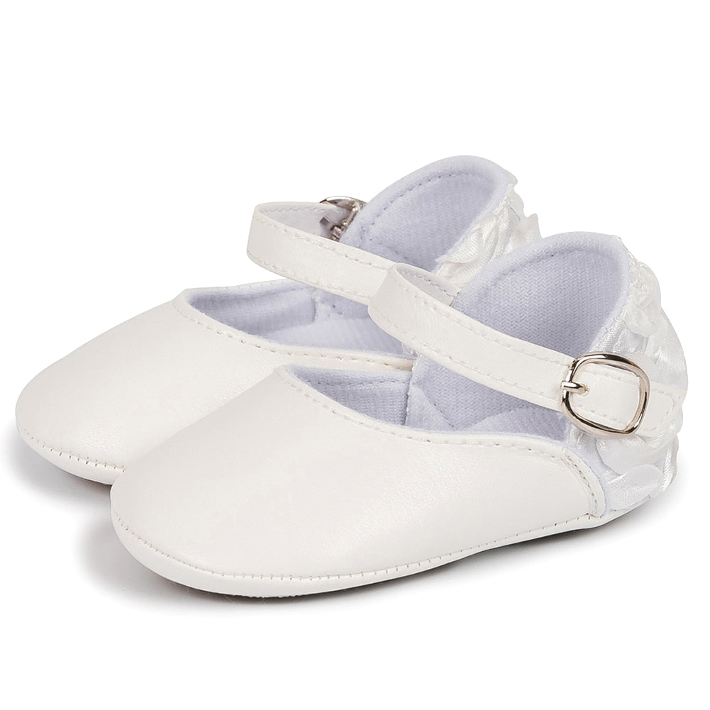 Cute Non-Slip Bowknot Princess First Walkers 0-18M