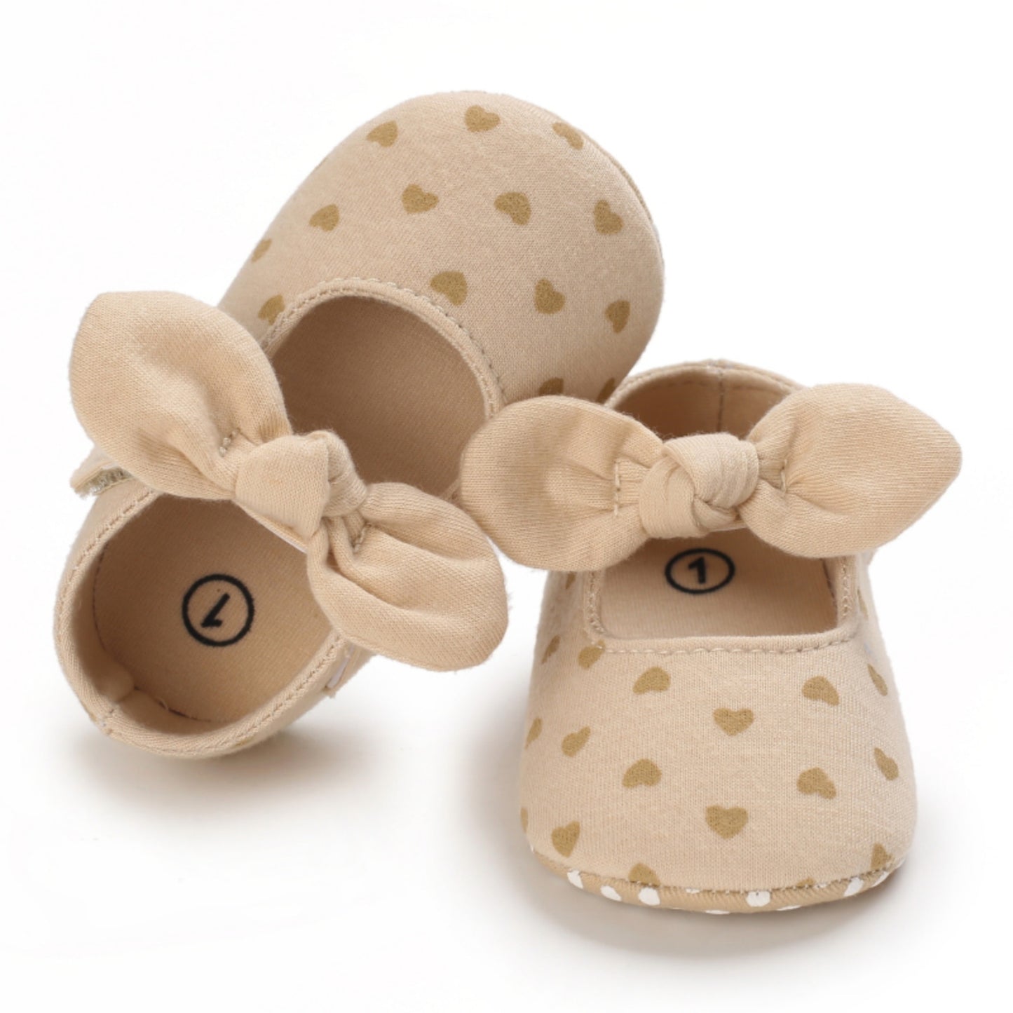 Cute Non-Slip Bowknot Princess First Walkers 0-18M