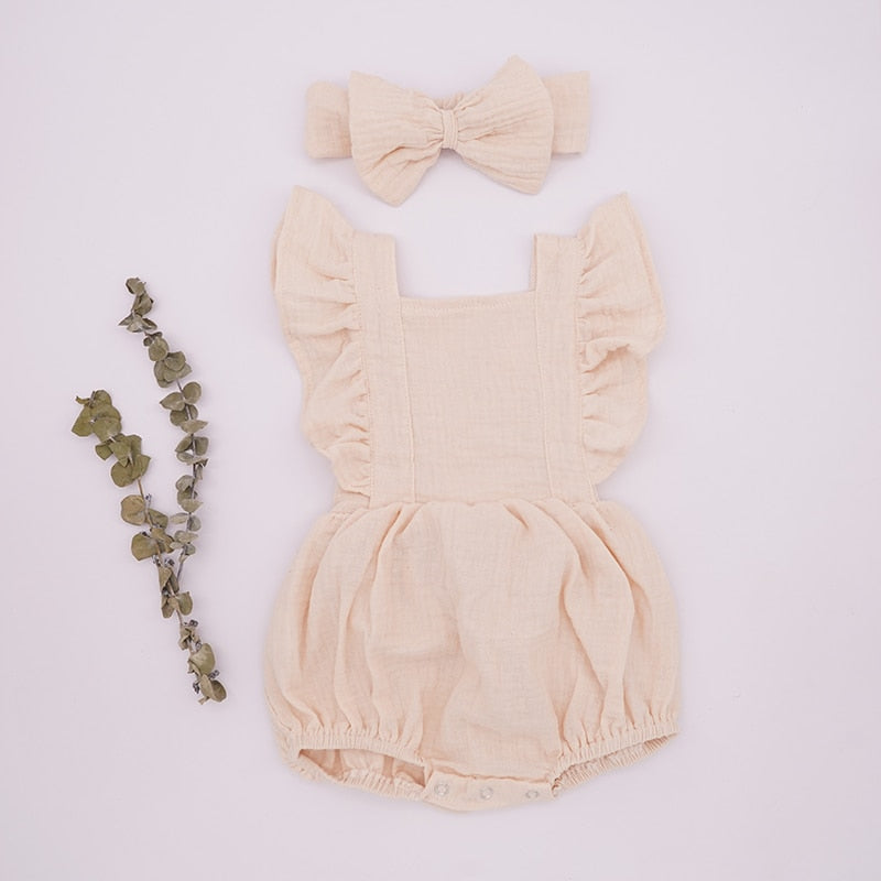 Baby Girl Ruffle Romper Jumpsuit