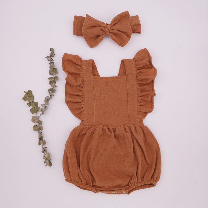 Baby Girl Ruffle Romper Jumpsuit