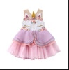 Cute Baby Girl Sleeveless Unicorn Ruffle Dress