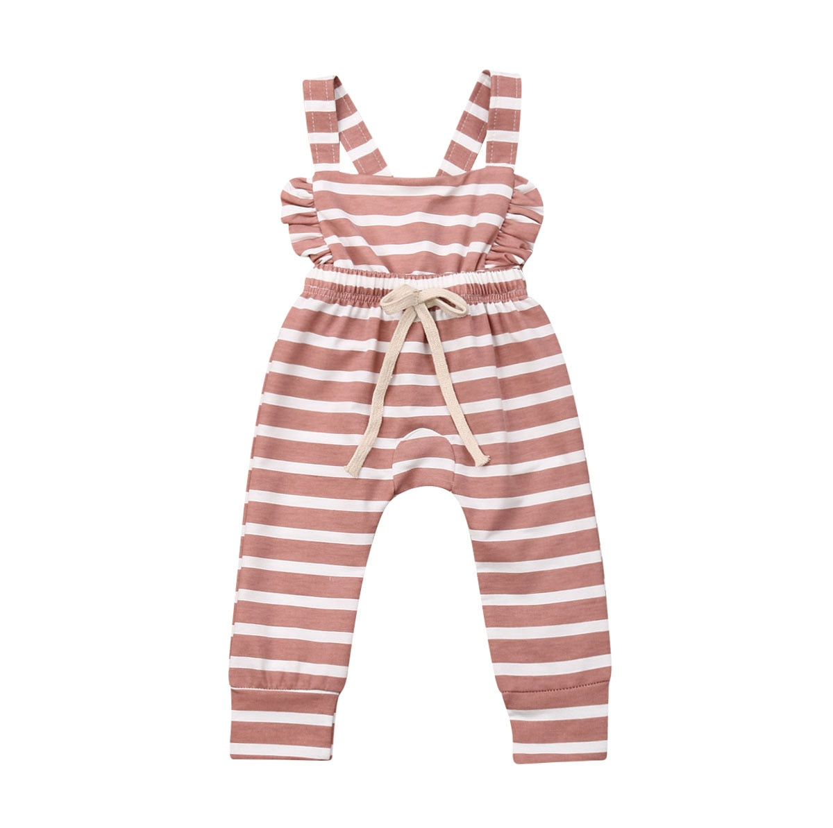 Baby Girl Ruffle Pants Overalls 0-3T