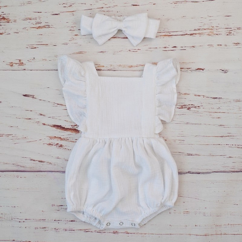 Baby Girl Ruffle Romper Jumpsuit