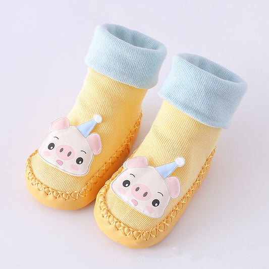 Toddler Indoor Shoes Socks Newborn Shoes Cotton Baby Socks