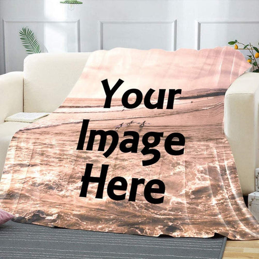 Ultra-Soft Micro Fleece Blanket One Side Printing Made In USA